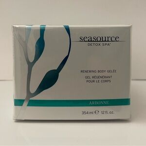Arbonne Seasource Detox Spa Renewing Body Gel Gelee 12 oz